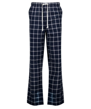 Navy Plaid Woven Pajama Pants