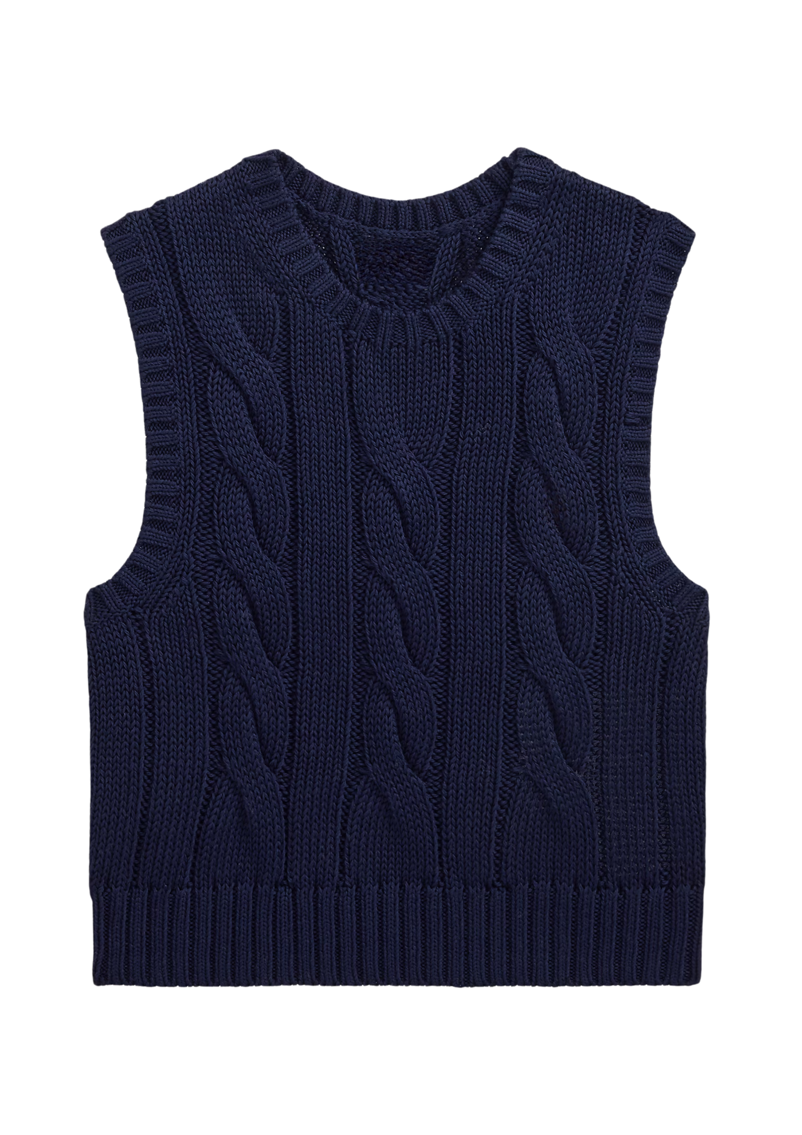 Cable Knit Sweater Vest