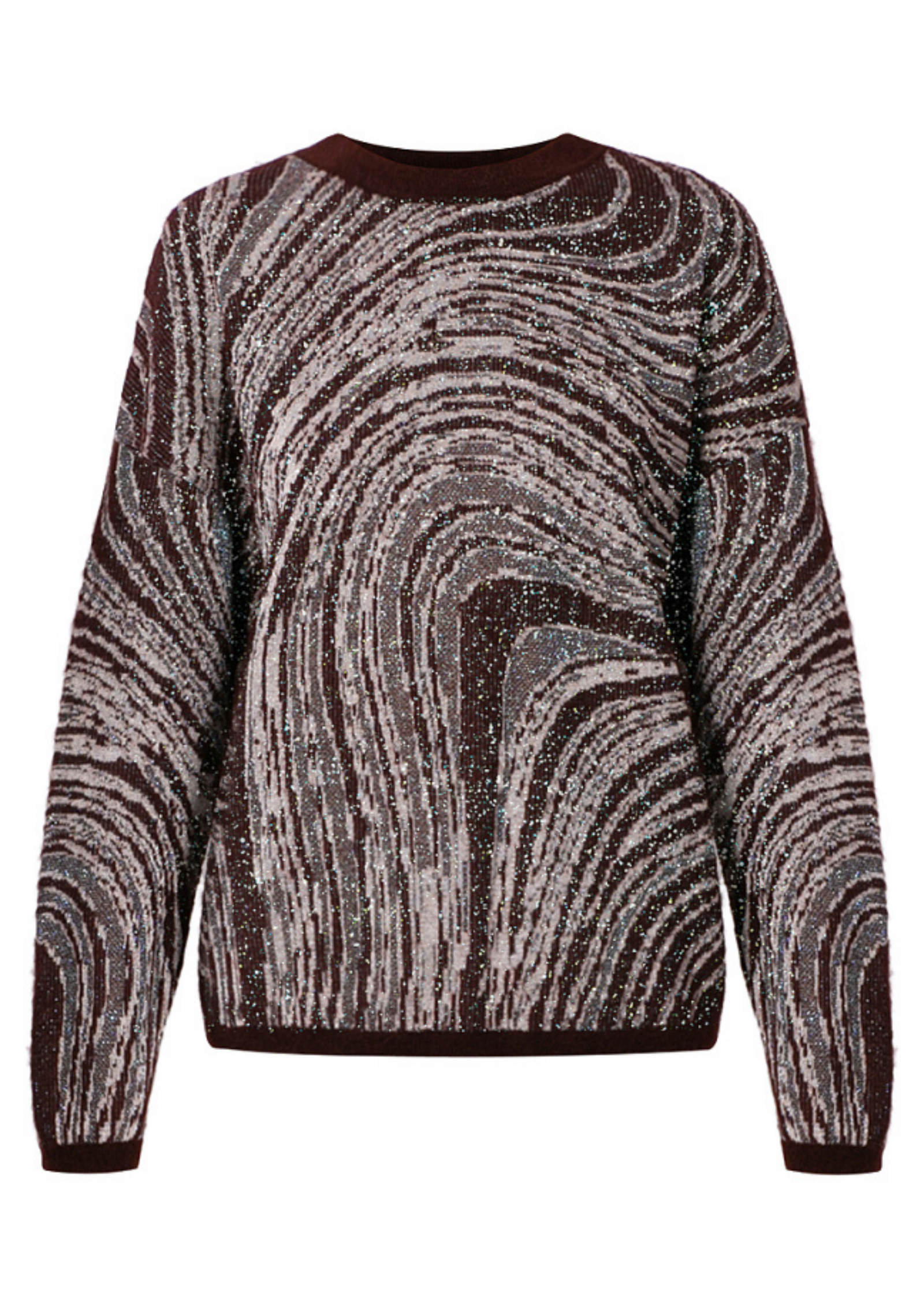 Glitter Swirl Knit Sweater