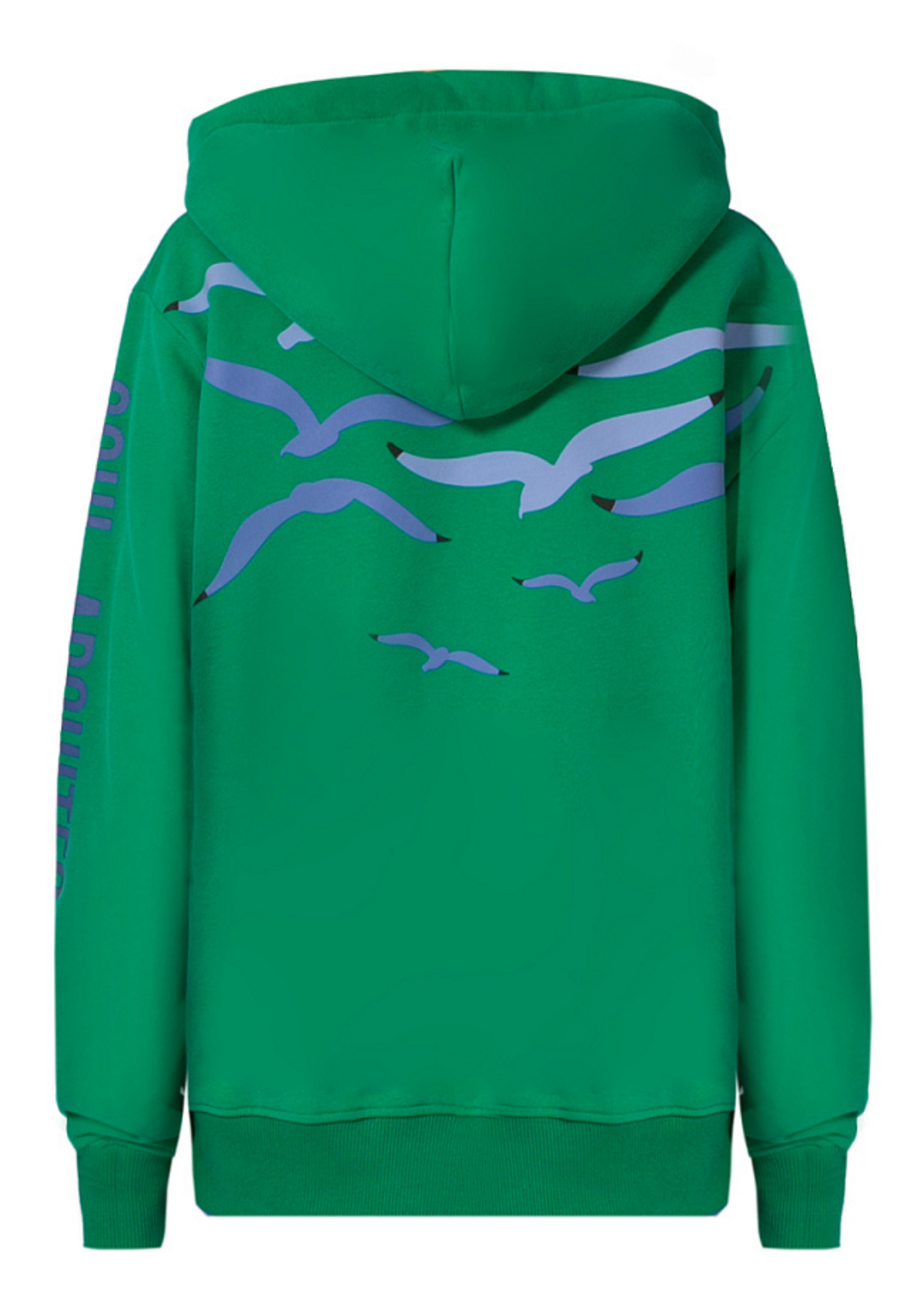 Graphic Print Fleece Hoodie