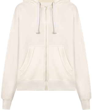 Cotton Blend Full-Zip Hoodie