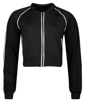 Cropped Tricot Track Jacket