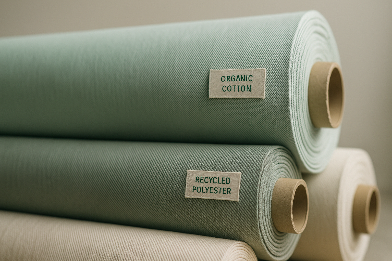 A yarn spool of sustainable materials