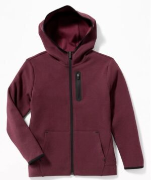 Solid Tech-Knit Performance Zip Hoodie