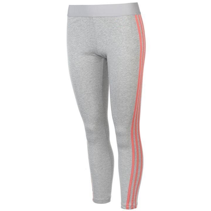 Cotton-Blend Side Stripe Legging (Grey)