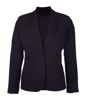 Single-Button Slim-Fit Stretch Blazer