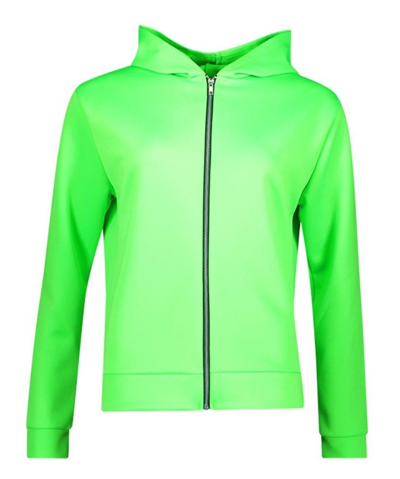 Neon High-Shine Active Jacket