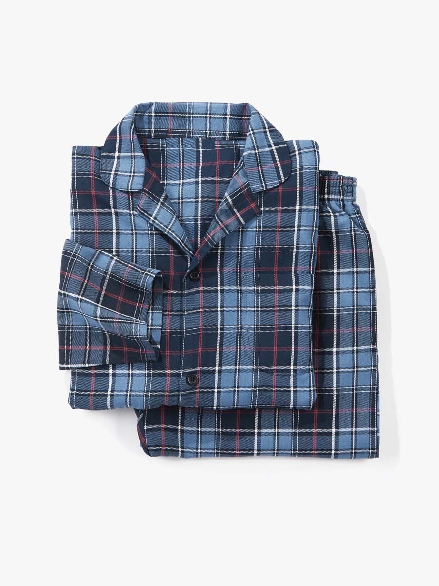 Full Pyjama Set – Red Tartan