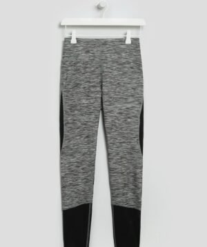 Melange Tech Legging with Panel Inserts