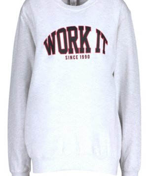 Graphic Print Crewneck Sweatshirt