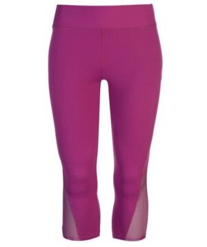 Three-Quarter Legging with Mesh Inserts