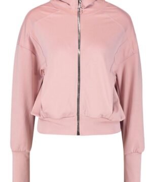 Loose-Fit Cropped Zip-Up Jacket
